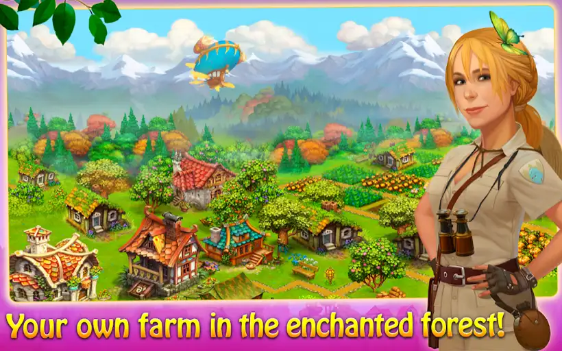 Schermata di gioco di Charm Farm: Village Games