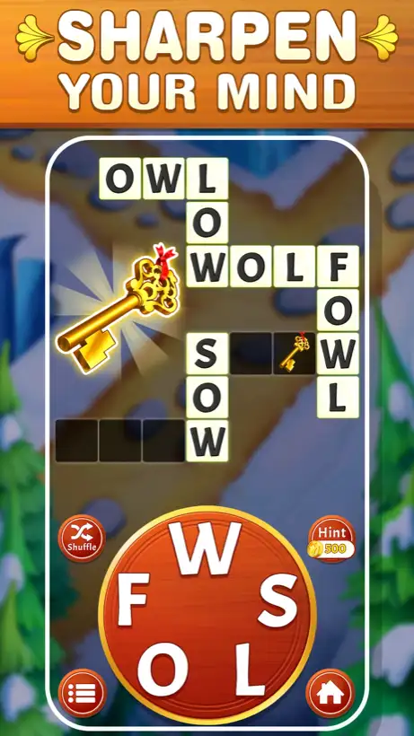 Schermata di gioco di Game of Words: Word Puzzles